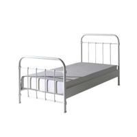 Leen Bakker - Vipack Bed New York - 90x200 Cm - Metaal - Wit