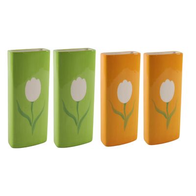 Set Radiatorbak waterverdampers 4x stuks - porselein - 20 x 8 cm