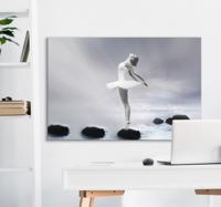 Canvas schilderij dansende ballerina Canvas schilderij dansende ballerina