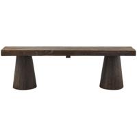 Woood Clyde bankje 150 cm Donkerbruin