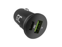 Green Cell GC PowerRide Nano38 38W 6A 1x USB-C 1x USB-A autolader