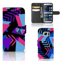 Samsung Galaxy S7 | Book Case | Funky Triangle