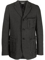 Comme des Garçons Homme Deux blazer à effet usé - Gris