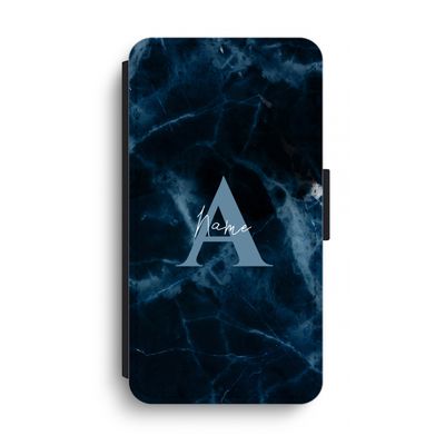 Midnight Marble: iPhone XS Max Flip Hoesje