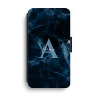 Midnight Marble: iPhone XS Max Flip Hoesje