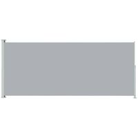 vidaXL Tuinscherm uittrekbaar 200x500 cm grijs - thumbnail