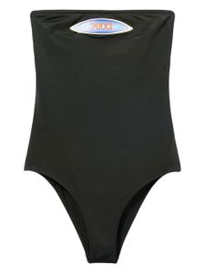 PUCCI maillot de bain à design sans bretelles - Noir