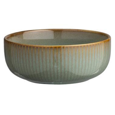 Schaaltje Camille - groen - stoneware - Ø16,5 cm - Leen Bakker