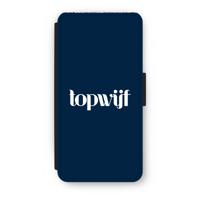 Topwijf Navy: iPhone 8 Flip Hoesje - thumbnail