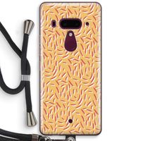 Camouflage: HTC U12+ Transparant Hoesje met koord