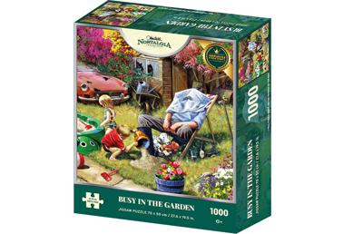 Busy in the Garden Puzzel 1000 Stukjes