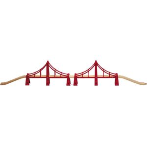 BRIO World - Dubbele hangbrug baan