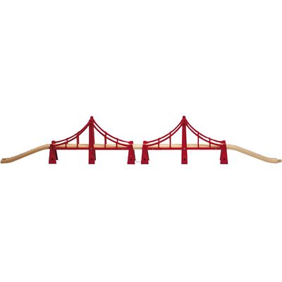 BRIO World - Dubbele hangbrug baan