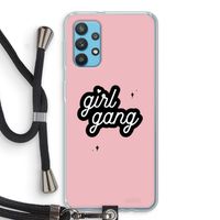 Girl Gang: Samsung Galaxy A32 4G Transparant Hoesje met koord