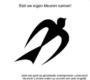 Knaus losse zwaluw sticker 30 cm