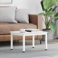 Salontafel Wit 60 x 50 x 36 cm Massief grenenhout