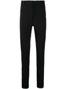 Ann Demeulemeester pantalon skinny en maille fine - Noir