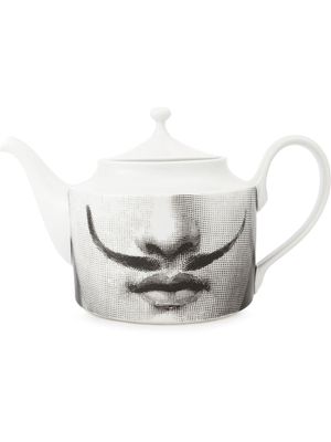 Fornasetti théière imprimée - Noir