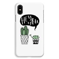 Hey you cactus: iPhone XS Max Volledig Geprint Hoesje