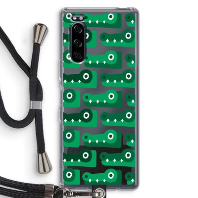 Crocs: Sony Xperia 5 Transparant Hoesje met koord