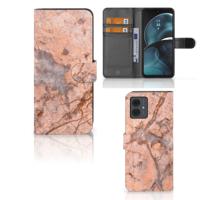Motorola Moto G14 | Bookcase | Marmer Oranje