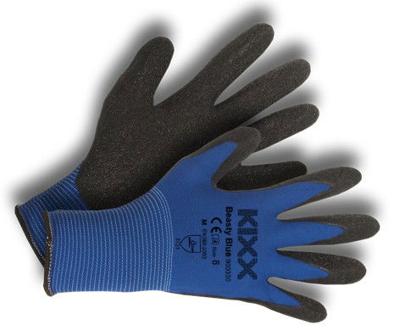 Tuinhandschoen Beasty Blue maat M ofwel 8 - Kixx