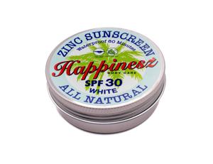 Happinesz Zonnebrandcrème SPF 30 Zink Wit