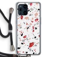 Terrazzo N°12: Oppo Find X3 Transparant Hoesje met koord