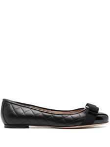 Ferragamo ballerines Varina matelassées - Noir