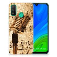 Huawei P Smart 2020 | Siliconen hoesje | met foto Bladmuziek
