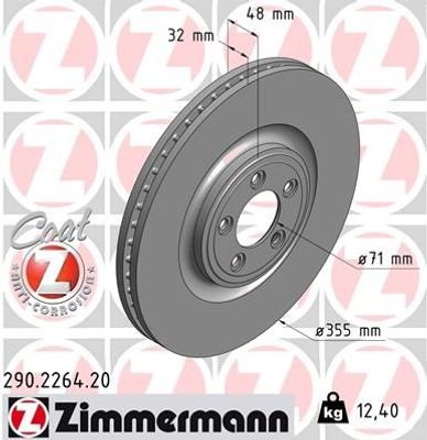 Remschijf Coat Z 290226420