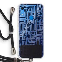 Moroccan Print: Huawei Y6s Transparant Hoesje met koord