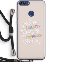 Right Place: Huawei P Smart (2018) Transparant Hoesje met koord