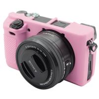 PULUZ zachte siliconen beschermhoes voor Sony ILCE-6300/A6400 (roze)