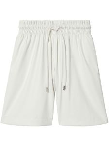 Proenza Schouler White Label short en cuir artificiel à lien de resserrage - Blanc