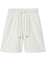 Proenza Schouler White Label short en cuir artificiel à lien de resserrage - Blanc