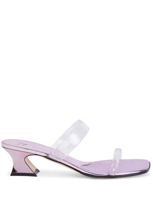 Giuseppe Zanotti sandales Aude Plexi 45 mm - Rose