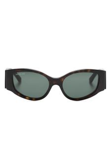 Balenciaga Eyewear lunettes de soleil tintées Rive Gauche à monture papillon - Marron