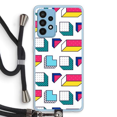 8-bit N°7: Samsung Galaxy A52 Transparant Hoesje met koord