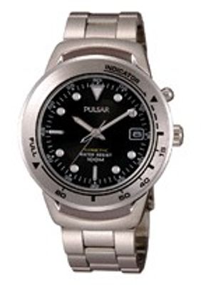 Horlogeband Pulsar 5M42-OM70 / PUL095P1 Staal Titanium 19mm