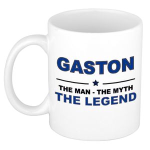 Gaston The man, The myth the legend collega kado mokken/bekers 300 ml