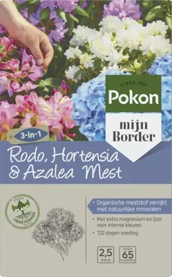 Pokon Rhododendron, Hortensia & Azalea Mest 2,5kg