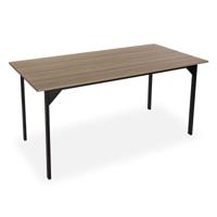 Eettafel Versa Collins Metaal Melamine Hout MDF 75 x 80 x 164,5 cm