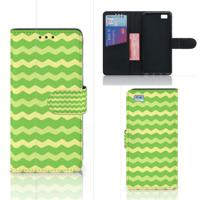 Huawei Ascend P8 Lite | Telefoon Hoesje | Waves Green