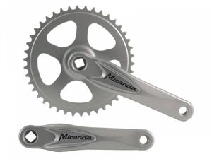 Miranda crankset alu zilver 46 tands 3 32 + 1 8 bulk
