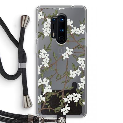 Blossoming spring: OnePlus 8 Pro Transparant Hoesje met koord