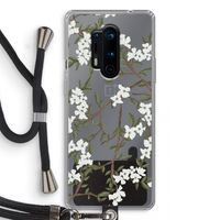 Blossoming spring: OnePlus 8 Pro Transparant Hoesje met koord