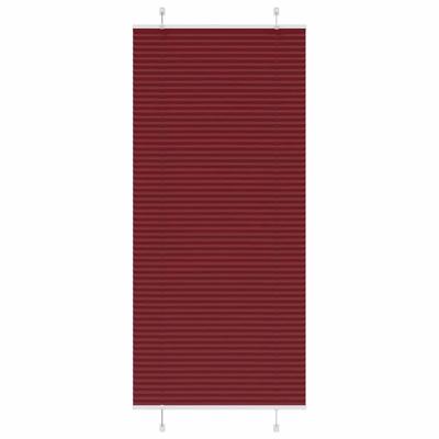 Pliss rolgordijn 85x200 cm stofbreedte 84,4 cm bordeauxrood