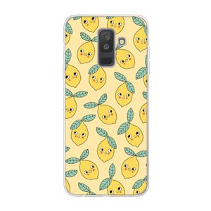 Citroenen: Samsung Galaxy A6 Plus (2018) Transparant Hoesje