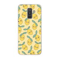 Citroenen: Samsung Galaxy A6 Plus (2018) Transparant Hoesje